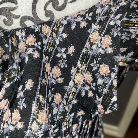 Stevie May acacia floral tie strap ruffle crop top - Picture 9 of 13